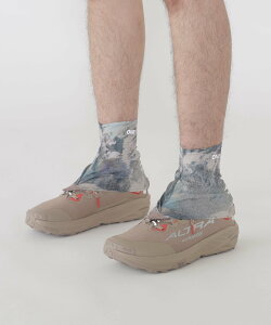 and wander Altra × and wander graphic trail gaiter �A���h�����_�[ �X�|�[�c�E�A�E�g�h�A�p�i �A�E�g�h�A�E���W���[�E�L�����v�p�i �l�C�r�[ �x�[�W���y���������z
