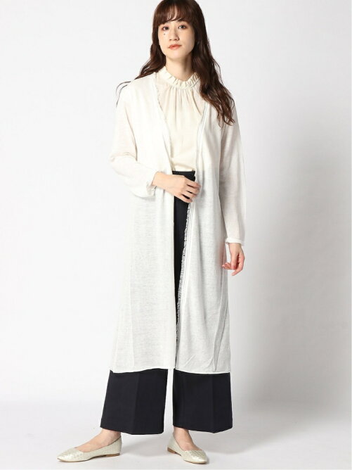 La Marine Francaise ラミーコットンフリンジロングカーディガン Rakuten Fashion 楽天ファッション 旧楽天ブランドアベニュー Bj9168