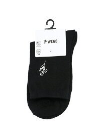 【SALE／16%OFF】WEGO WEGO/(L)チューリップ刺繍ソックス ウィゴー ファッショングッズ ソックス/靴下 ブラック ホワイト