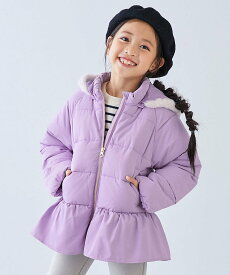 【SALE／5%OFF】devirock 洗える ファイバーダウン フードが取り外せる ペプラム ジャケット ダウン 25AW デビロック ジャケット・アウター ダウンジャケット・ダウンベスト ネイビー グレー グリーン ホワイト ピンク ブルー【送料無料】