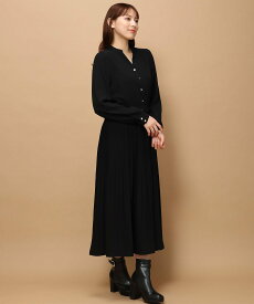 【SALE／30%OFF】MISCH MASCH プリーツワンピース/MM347411 ミッシュマッシュ ワンピース・ドレス ワンピース ブルー ベージュ ブラック【送料無料】