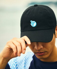 FREAK'S STORE 限定展開 ローソン×FREAK'S STORE ワンポイントロゴ ベースボールキャップ フリークスストア 帽子 キャップ ベージュ ブラック