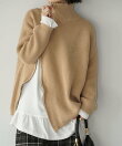 サイドジップ ハイネックリブニット chw25a132