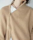 サイドジップ ハイネックリブニット chw25a132