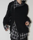 サイドジップ ハイネックリブニット chw25a132
