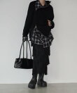 サイドジップ ハイネックリブニット chw25a132