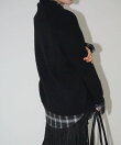 サイドジップ ハイネックリブニット chw25a132