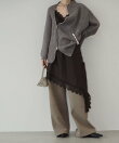 サイドジップ ハイネックリブニット chw25a132