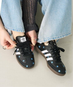 LE TALON �sWEB����tadidas/ �A�f�B�_�X SAMBA OG W FLOWER ���^���� �V���[�Y�E�C �X�j�[�J�[ �x�[�W�� �u���b�N�y���������z