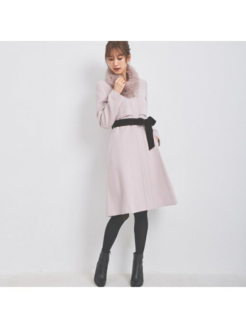 Laisse Passe レディノーカラーコート ピンク Rakuten Fashion 楽天ファッション 旧楽天ブランドアベニュー Dv2169