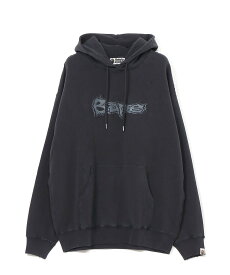 A BATHING APE DESTROYED GARMENT DYED PULLOVER HOODIE ア ベイシング エイプ トップス パーカー・フーディー グレー ベージュ【送料無料】