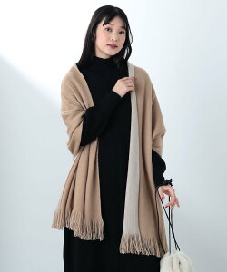 �ySALE�^40%OFF�zBEAMS HEART WOMEN ���o�[�V�u�� ���b�Z���҂� �X�g�[��24FW �r�[���X �A�E�g���b�g �t�@�b�V�����G�� �}�t���[�E�X�g�[���E�l�b�N�E�H�[�}�[ �C�G���[ �x�[�W�� �u���b�N