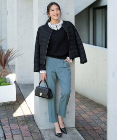 ANY SIS ビューティサーモ2WAYストレッチ テーパードパンツ エニィスィス パンツ その他のパンツ グレー ホワイト ワインレッド グリーン ブラック ネイビー【送料無料】