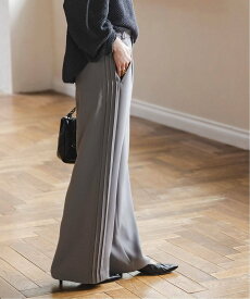 NOBLE 《予約》サイドラインピンタックパンツ ノーブル パンツ スラックス・ドレスパンツ グレー ホワイト ブルー【送料無料】