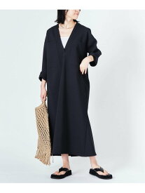 【SALE／30%OFF】Spick & Span ストライプジャガードカフタンワンピース スピックアンドスパン ワンピース・ドレス ワンピース ブラック【送料無料】