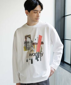 【SALE／48%OFF】LAKOLE ポンチコラージュロンT ラコレ トップス カットソー・Tシャツ ホワイト グレー ピンク ブルー