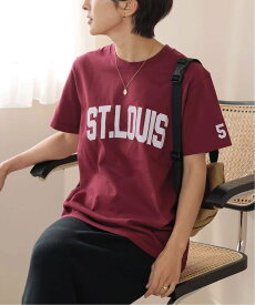 JOURNAL STANDARD relume ST.LOUISロゴTEE ジャーナル スタンダード レリューム トップス カットソー・Tシャツ レッド【送料無料】