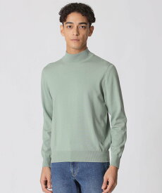 Paul Stuart 【Nikkei magazine掲載】【ウォッシャブル】ハイネックセーター ポール・スチュアート トップス ニット グリーン ネイビー パープル ホワイト イエロー ブラック グレー【送料無料】