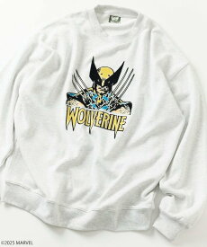 【SALE／10%OFF】FREAK'S STORE MARVEL/マーベル/ウルヴァリン/クルーネックスウェット 25AW フリークスストア トップス スウェット・トレーナー ブラック【送料無料】