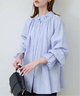 SLOBE IENA 《追加》タイプライターフリルブラウス スローブ イエナ トップス シャツ・ブラウス グリーン…