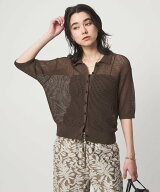 UNITED ARROWS green label relaxing メッシュ ポロカーディガン ニット ウォッシャブル ユナイテッドア…