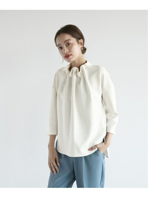Lasud Resil 7分袖 パール付きブラウス Rakuten Fashion 楽天ファッション 旧楽天ブランドアベニュー Cb6172