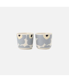 Marimekko 【日本限定】Unikko コーヒーカップセット(ハンドルなし) マリメッコ ファッション雑貨 その他のファッション雑貨 ブルー【送料無料】