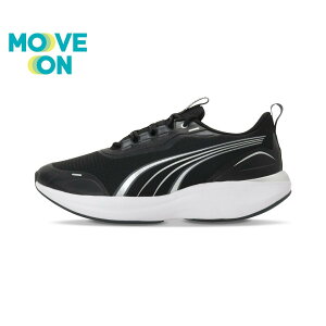 PUMA ���j�Z�b�N�X �\�t�g���C�h ���[�u�I�� �t�_�� WD �����j���O�V���[�Y Softride Move On F WD �v�[�} �V���[�Y�E�C �X�j�[�J�[ �u���b�N�y���������z