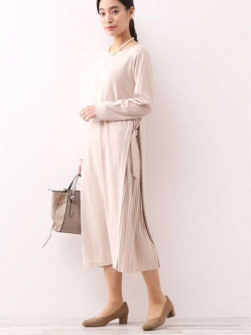 Melrose Claire Noir ポンチサイドプリーツワンピース Rakuten Fashion 楽天ファッション 旧楽天ブランドアベニュー Ej4173