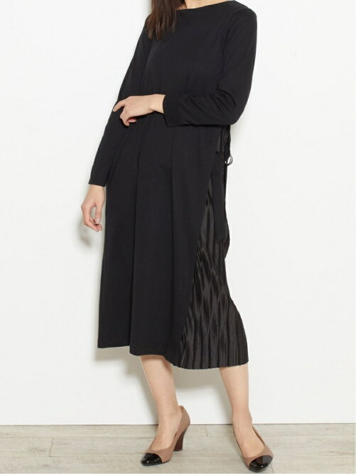 Melrose Claire Noir ポンチサイドプリーツワンピース Rakuten Fashion 楽天ファッション 旧楽天ブランドアベニュー Ej4173