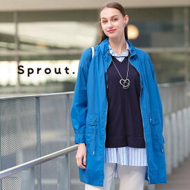 【SALE／10%OFF】Liliane Burty 【Sprout.】イタリア製素材 ライトシアーライトジャケット リリアンビューティ ジャケット・アウター その他のジャケット・アウター ブルー グレー【送料無料】