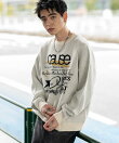 スプレーグラフィックニットプルオーバー