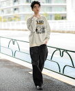 スプレーグラフィックニットプルオーバー