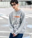 スプレーグラフィックニットプルオーバー