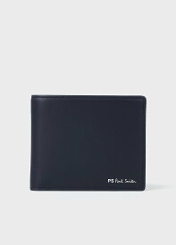 Paul Smith PS Paul Smithオンライン限定 2つ折り財布 ポール・スミス 財布・ポーチ・ケース 財布 ブラック ネイビー【送料無料】