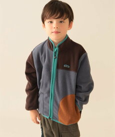 【SALE／20%OFF】BEAMS mini 切り替え フリース ジャケット 2025FW(90~150cm) ビームス ミニ ジャケット・アウター ブルゾン・ジャンパー ベージュ
