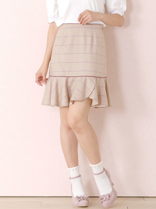 Lodispotto パイピングマーメイドミニスカート Rakuten Fashion