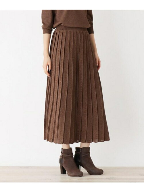 Opaque Clip ラメ入りプリーツスカート Rakuten Fashion 楽天