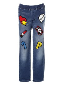 【SALE／80%OFF】PINKY&DIANNE KIDSアップリケデニムパンツ ピンキー アンド ダイアン パンツ その他のパンツ ネイビー