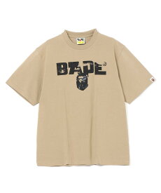 A BATHING APE BAPE ARMY RELAXED FIT TEE ア ベイシング エイプ トップス カットソー・Tシャツ ベージュ ブラック【送料無料】