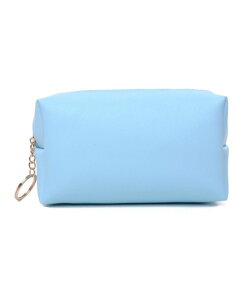 Pochi Pouch Pochi Pouch/(W)ポータブル シンプル スクエアポーチ チェルカ 財布・ポーチ・ケース ポーチ ブラック ブルー ピンク グリーン パープル ホワイト レッド