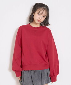 【SALE／40%OFF】Lovetoxic 【裏起毛】綿100%トレーナー ナルミヤオンライン トップス スウェット・トレーナー ホワイト グリーン