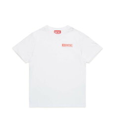 【SALE／63%OFF】DIESEL DIESEL(ディーゼル)Kids & Junior ワンポイントブランドロゴ半袖Tシャツカットソー シフォン トップス カットソー・Tシャツ グレー ホワイト レッド