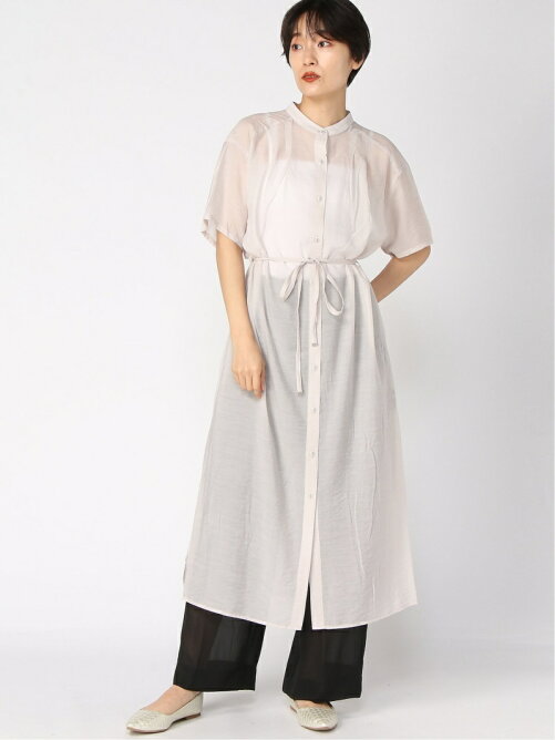 Pageboy シアーバンドカラーワンピースショートスリーブ Rakuten Fashion 楽天ファッション 旧楽天ブランドアベニュー Be7176