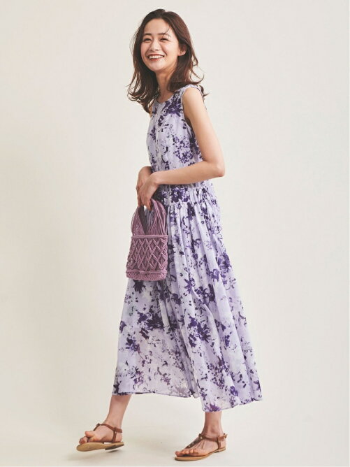 The Virgnia 水彩花柄ノースリワンピース Rakuten Fashion 楽天ファッション 旧楽天ブランドアベニュー Cq9176