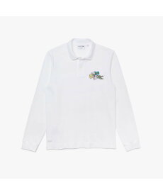 【SALE／40%OFF】LACOSTE メイドインフランスオーガニックコットンポロシャツ ラコステ トップス ポロシャツ ネイビー ホワイト ピンク【送料無料】