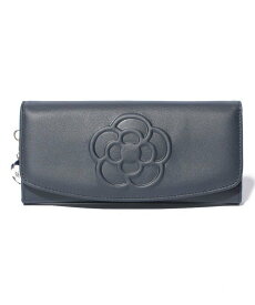 CLATHAS クレイサス CLATHAS ワッフル フラップ長財布 クイーポ 財布・ポーチ・ケース 財布 ネイビー ピンク ブラック グリーン グレー【送料無料】