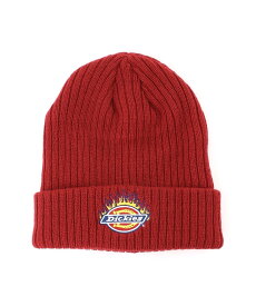 Dickies Dickies/(M)DK EX FIRE LOGO KNIT WATCH ハンドサイン 帽子 ニット帽・ビーニー グレー ネイビー ブラック ブラウン レッド