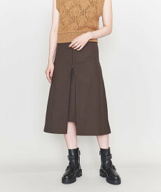 【SALE／70%OFF】ASTRAET ＜ASTRAET＞ドビー フロントジップ トラペーズスカート ユナイテッドアローズ アウトレット スカート その他のスカート ブラウン ブラック【送料無料】