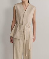 【SALE／50%OFF】ADAM ET ROPE' FEMME 【EMOELLE】シルクネップジレトップス アダムエロペ トップス ベス…